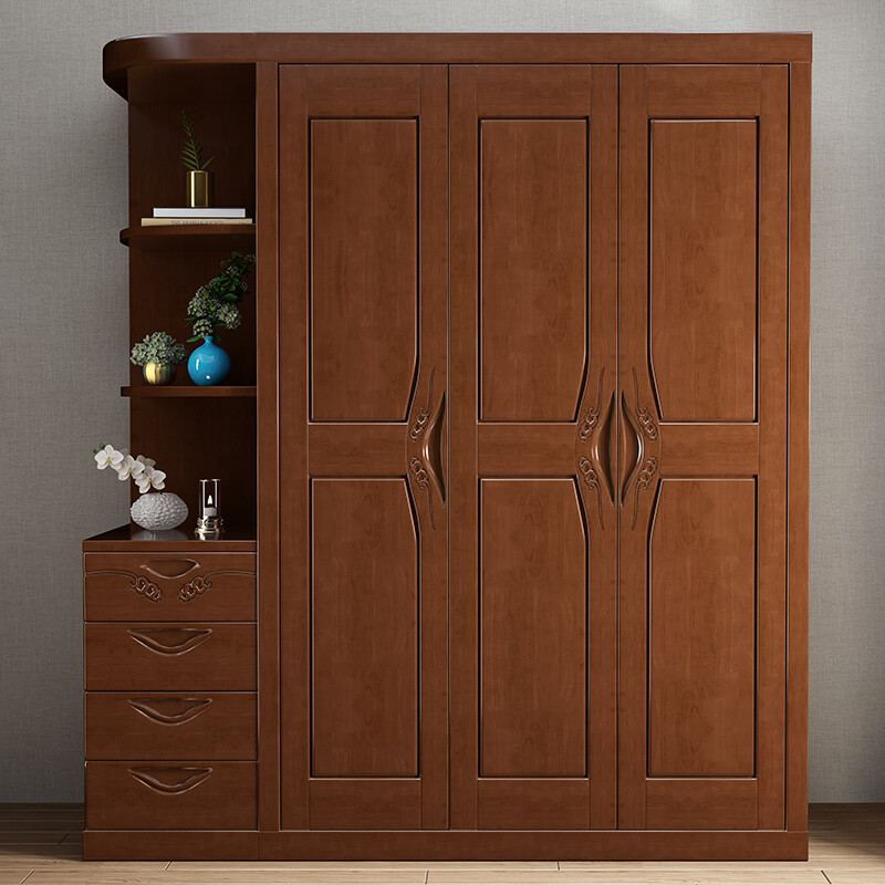 缘帅实木衣柜 现代中式风格下的实用与典雅